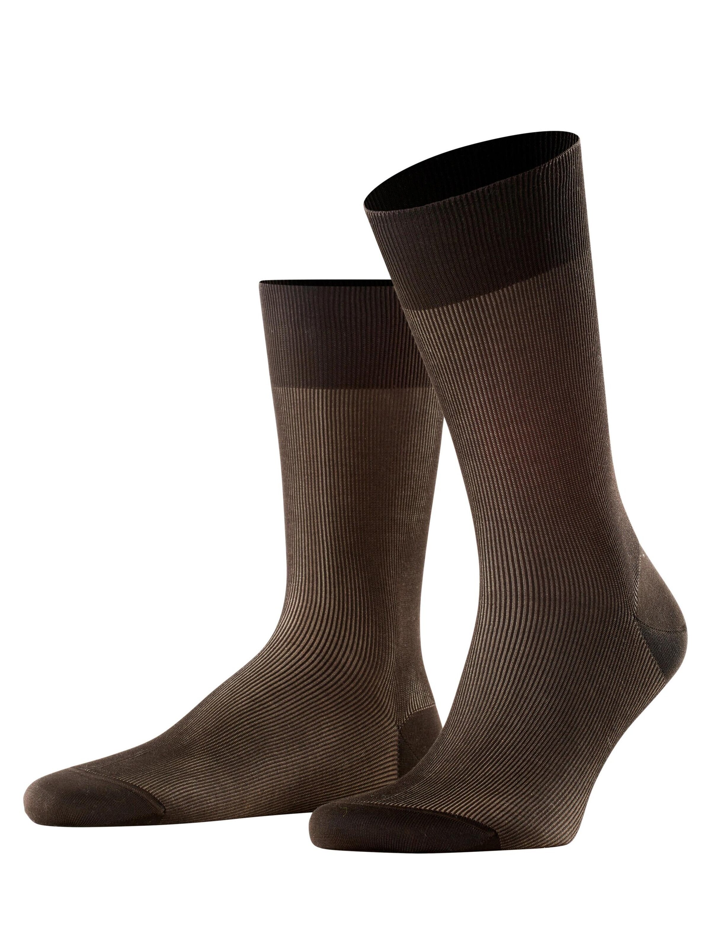 FALKE Socken 'Fine Shadow'‌‌‌‌‌‌‌‌‌‌ in Braun: Vorderseite