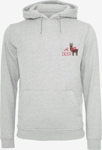 F4NT4STIC Sweatshirt 'Christmas Deer' in Grau: predná strana