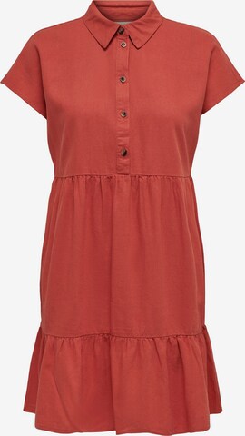JDY Shirt Dress in Red: front