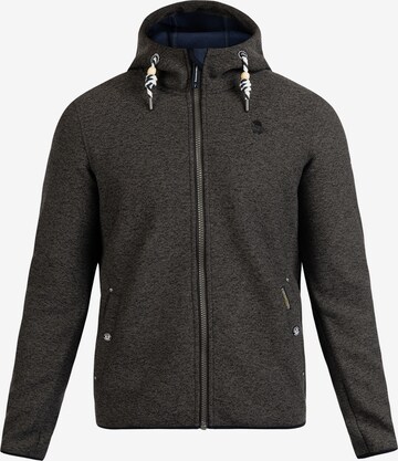 Schmuddelwedda Fleece Jacket in Grey: front