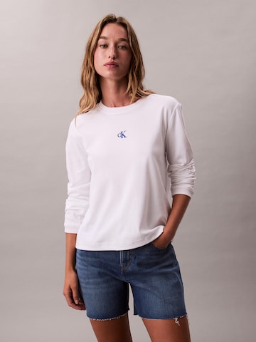 Calvin Klein Jeans Tričko - Biela: predná strana