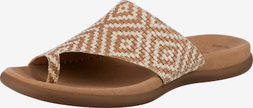 GABOR T-Bar Sandals 'Dianette' in Beige: front