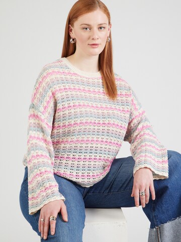 Pullover 'CARAsa' di ONLY Carmakoma in beige: frontale