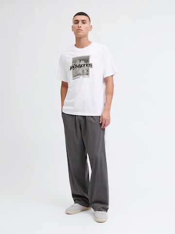 JACK & JONES Koszulka 'JCOFLARE' w kolorze biały