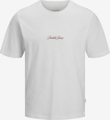 Jack & Jones Plus - Camiseta 'JORCASSIS' en blanco: frente