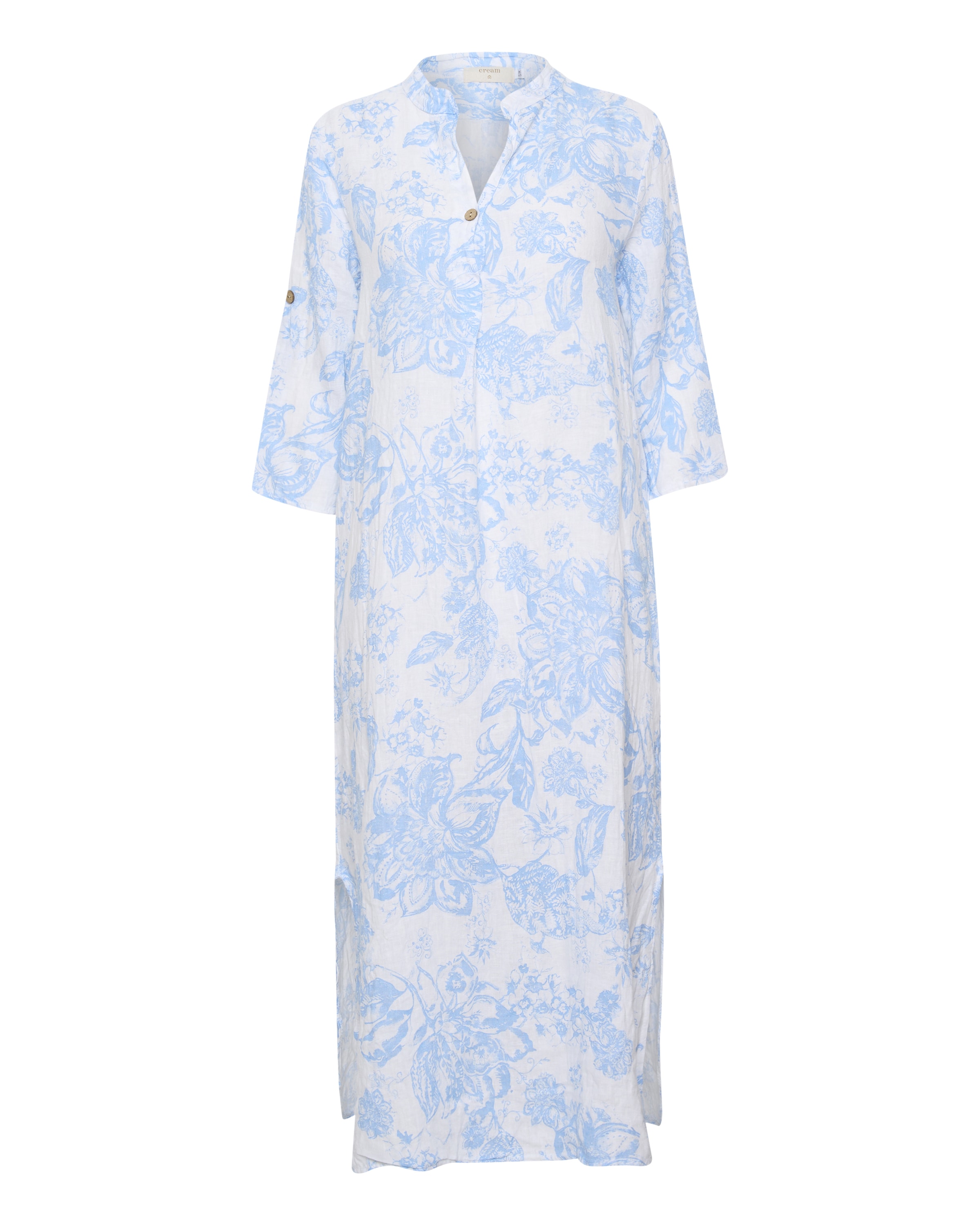 Cream - Vestido camisero 'Bellis' en azul: frente