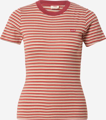 LEVI'S ® Shirts 'Rib Baby Tee' i rød: forside