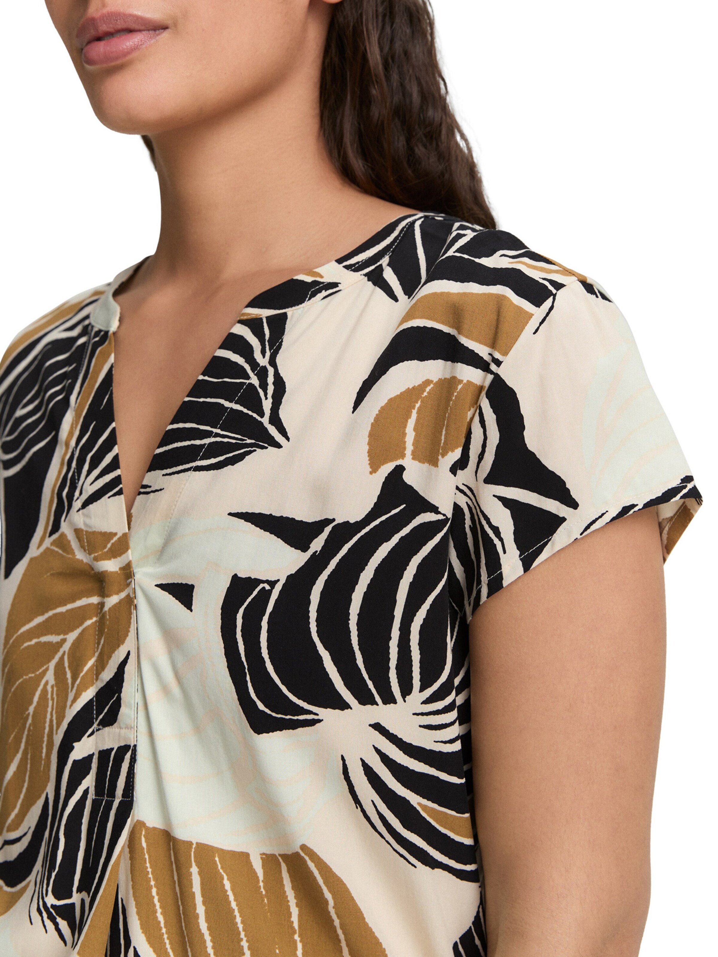 TOM TAILOR Blúz - bézs