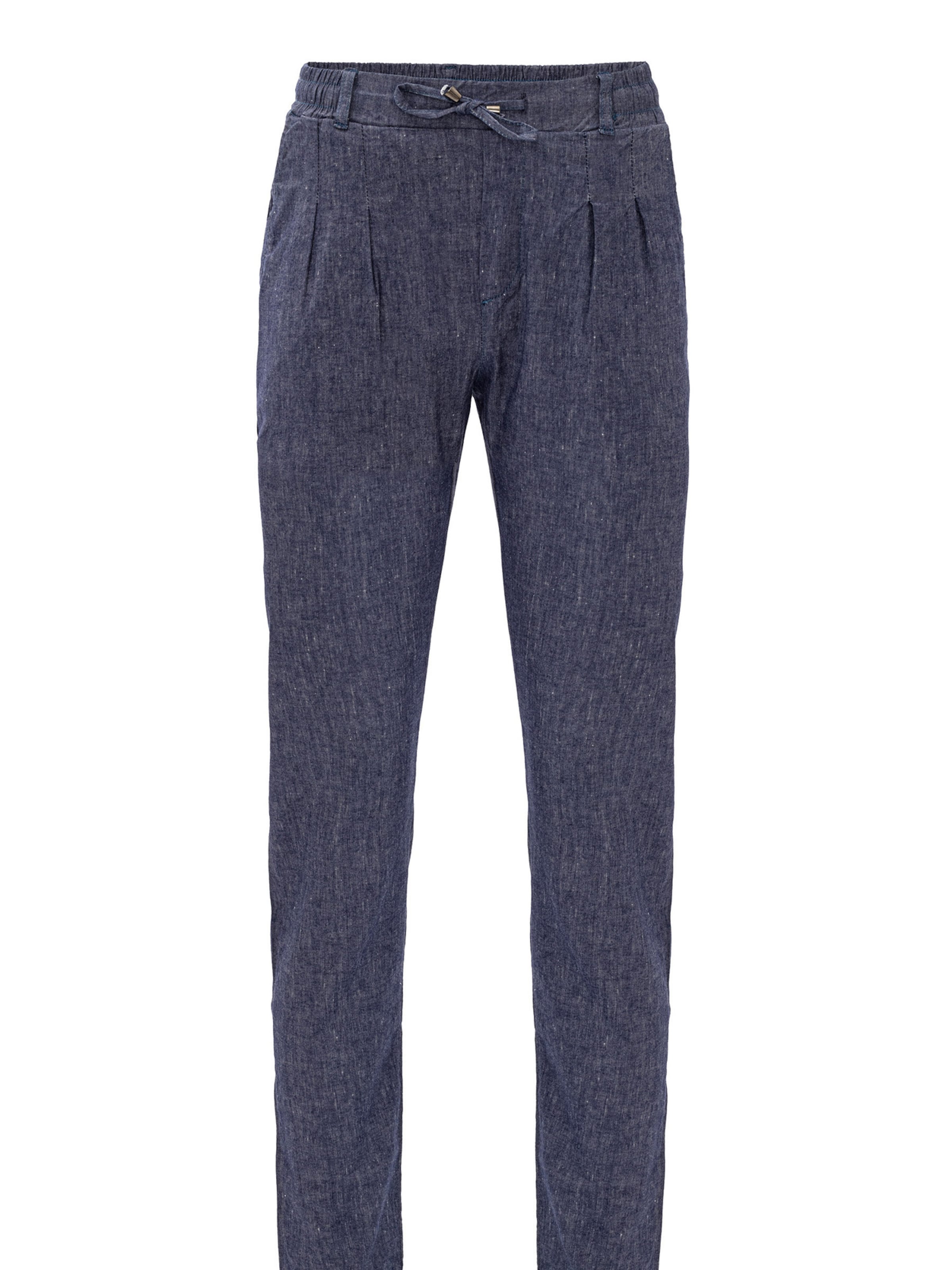 By Diess Collection Loosefit Παντελόνι σε μπλε: μπροστά