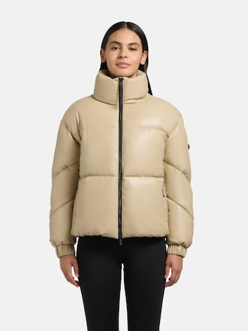 khujo Winter Jacket 'Khalia' in Beige: front