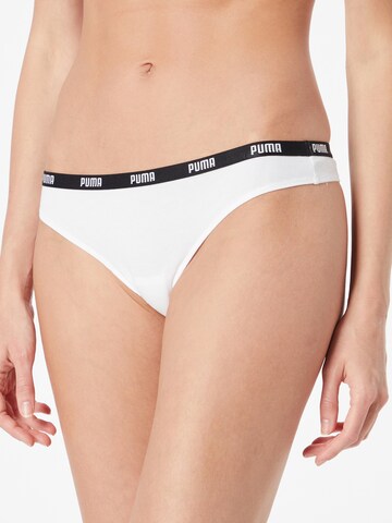 PUMA - Tanga en blanco: frente