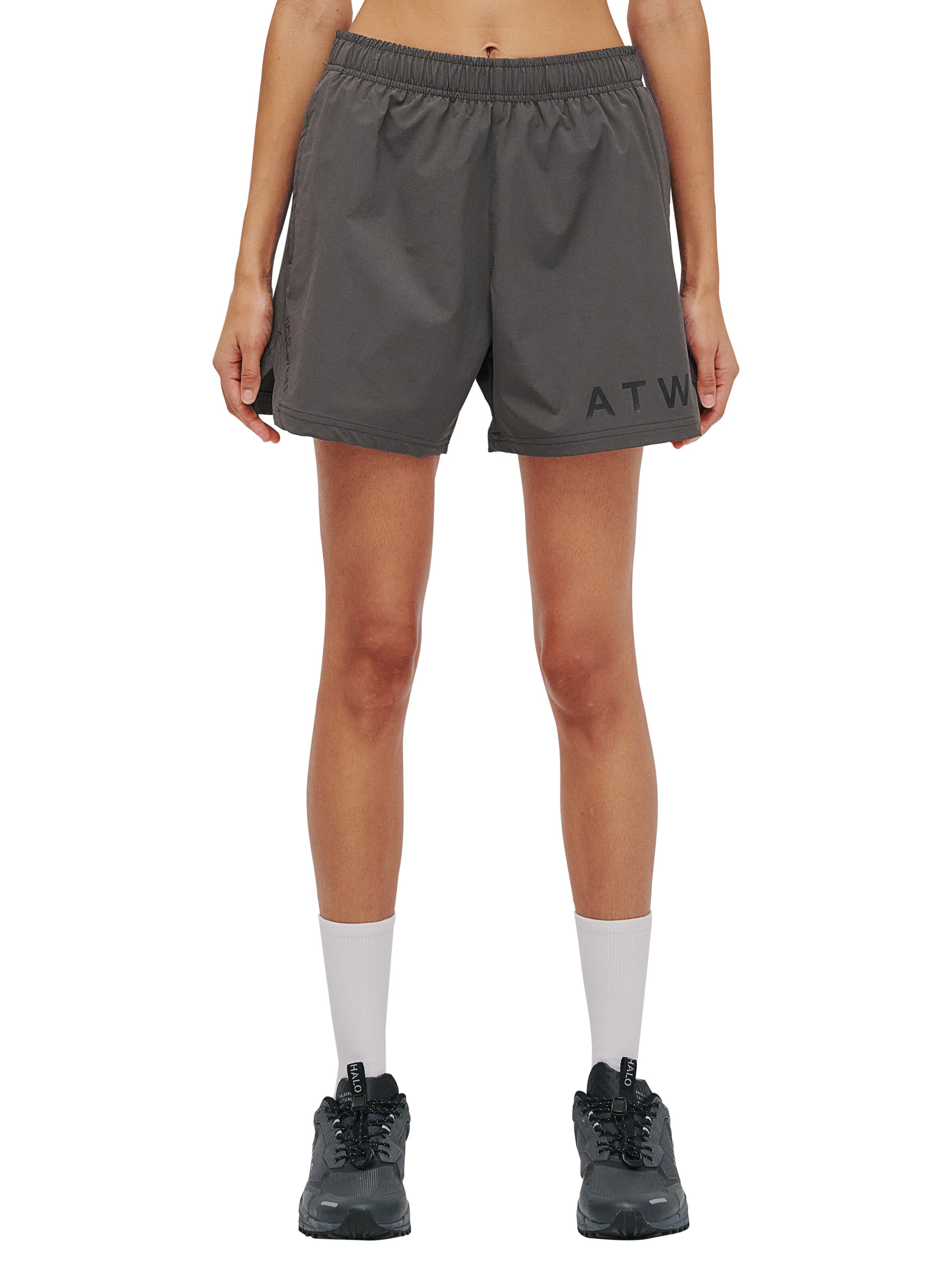 HALO Loosefit Broek in Grijs: voorkant