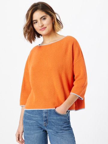 comma casual identity Sweater in Orange: front