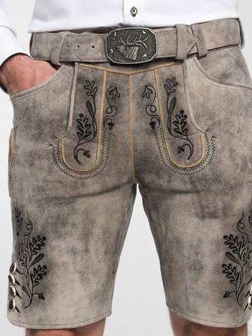 Regular Pantalon folklorique SPIETH & WENSKY en marron