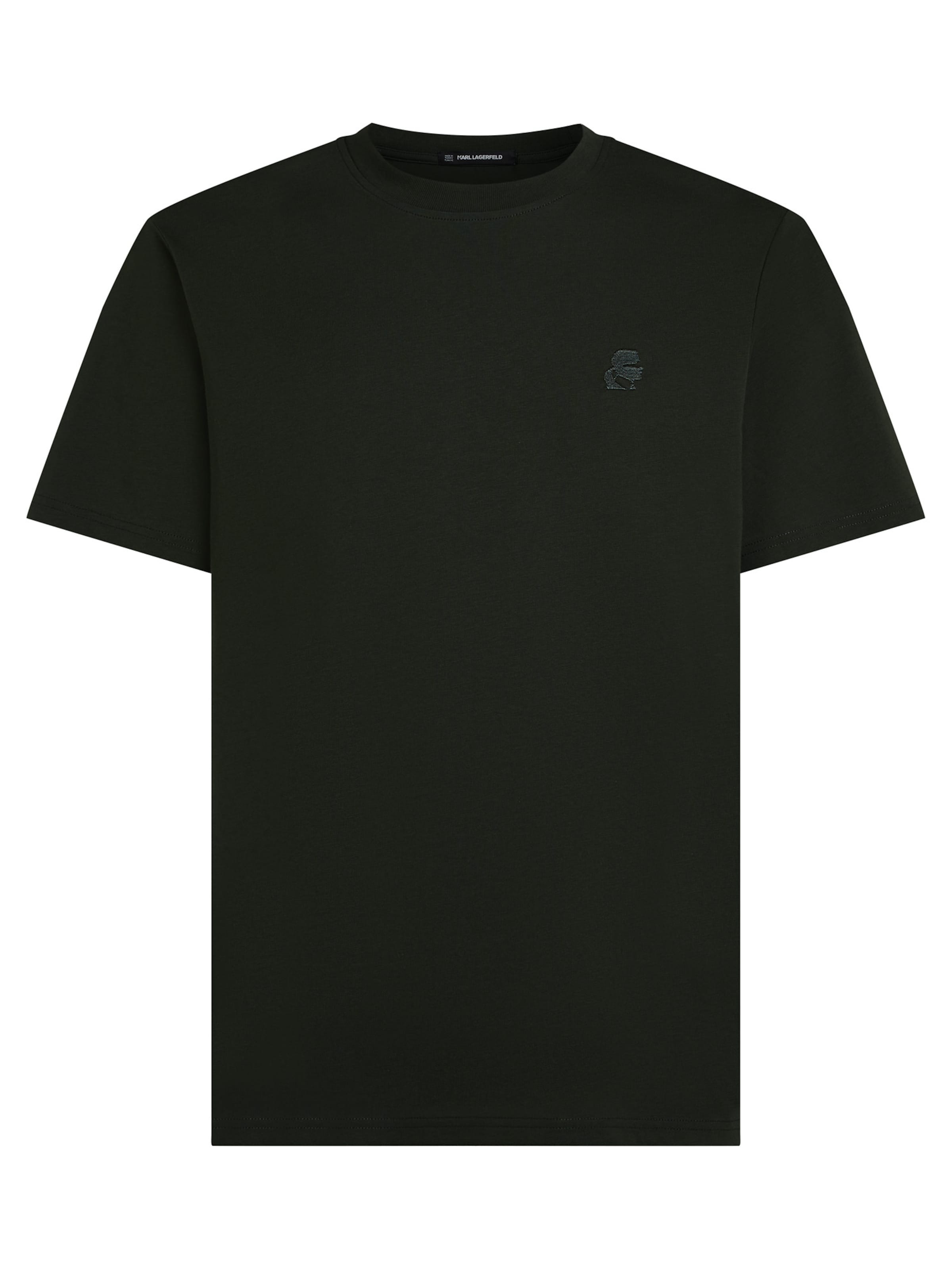 Karl Lagerfeld Póló 'Kameo' - zöld: elől