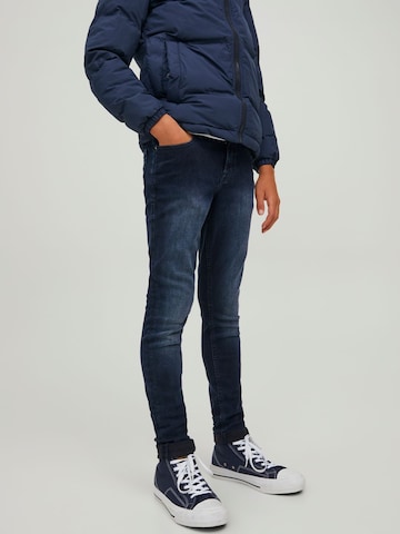 Jack & Jones Junior Skinny Jeans 'Liam' in Blauw