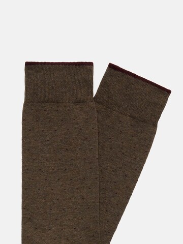 Chaussettes Boggi Milano en marron