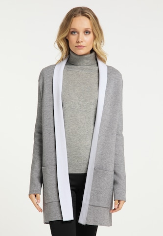 Cardigan DreiMaster Klassik en gris : devant