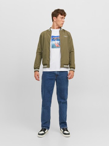 JACK & JONES Tričko 'Palma' – bílá