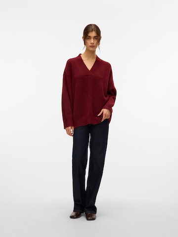 VERO MODA Pullover 'VMBANG' i rød