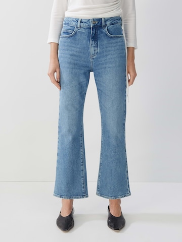 Someday Flared Jeans in Blauw: voorkant