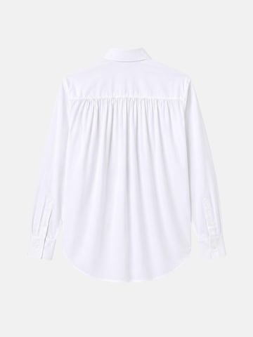 PINKO Blus 'CASSATA CAMICIA' i vit
