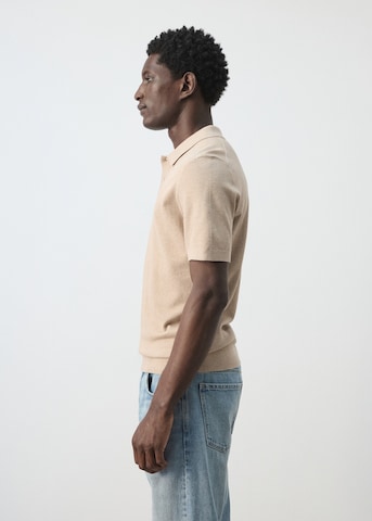 MANGO MAN Poloshirt 'Andrew' in Beige