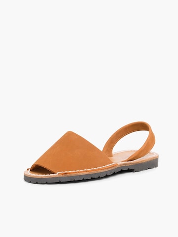 Pisamonas Sandals in Brown: front