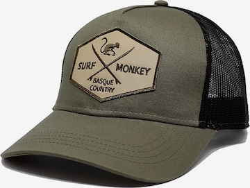 Surf Monkey - Gorra deportiva en verde: frente