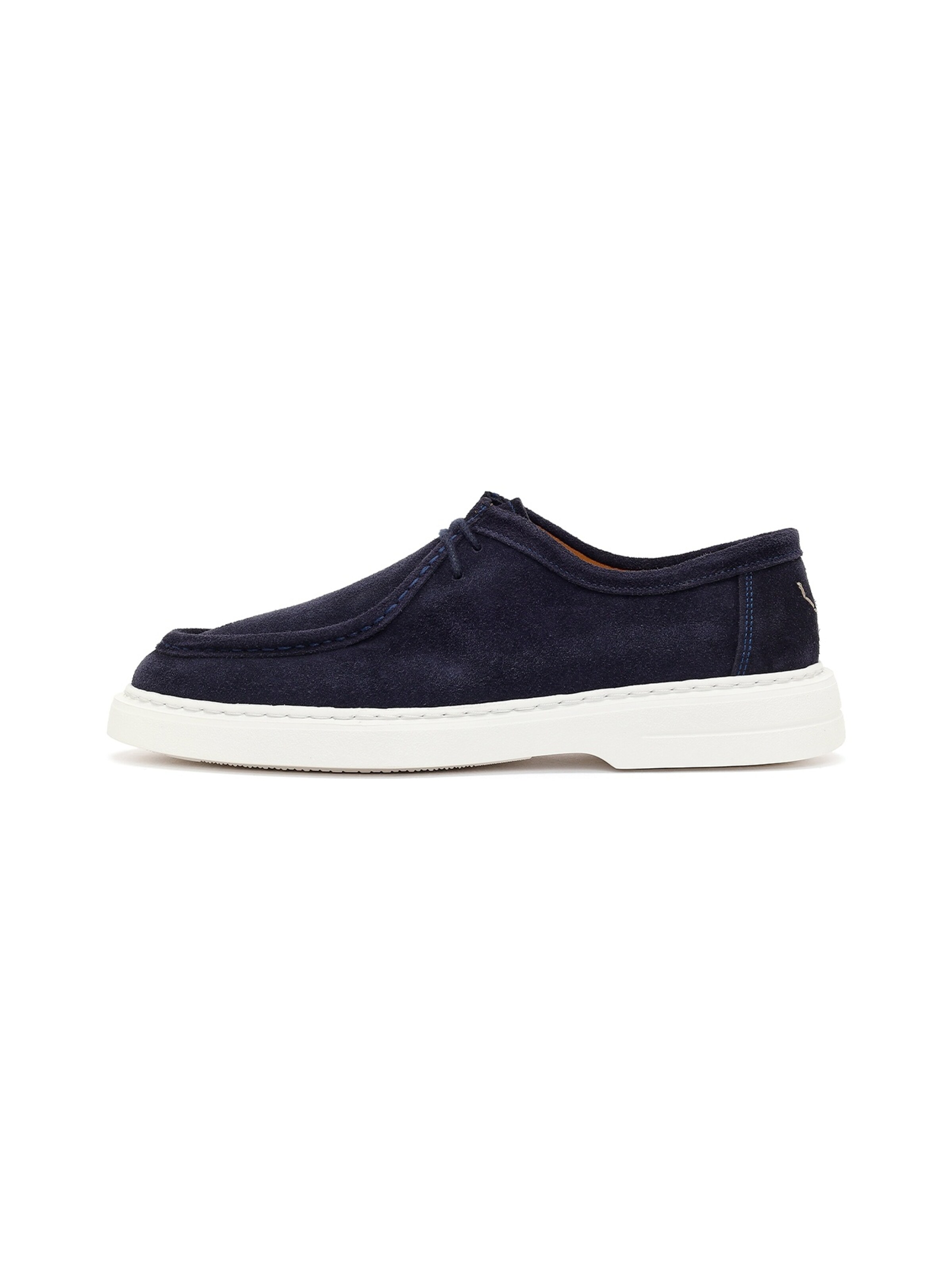 Derimod - Sapato com atacadores em azul: frente