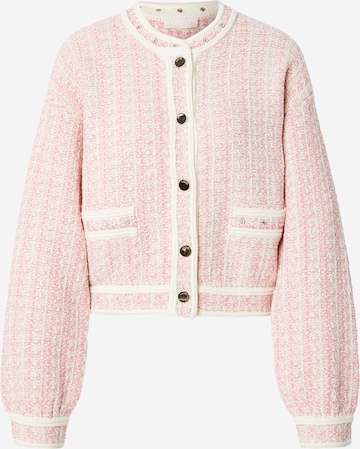 Liu Jo Neuletakki värissä vaaleanpunainen: etupuoli