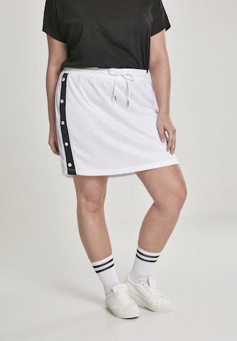 Urban Classics Skirt in White: front