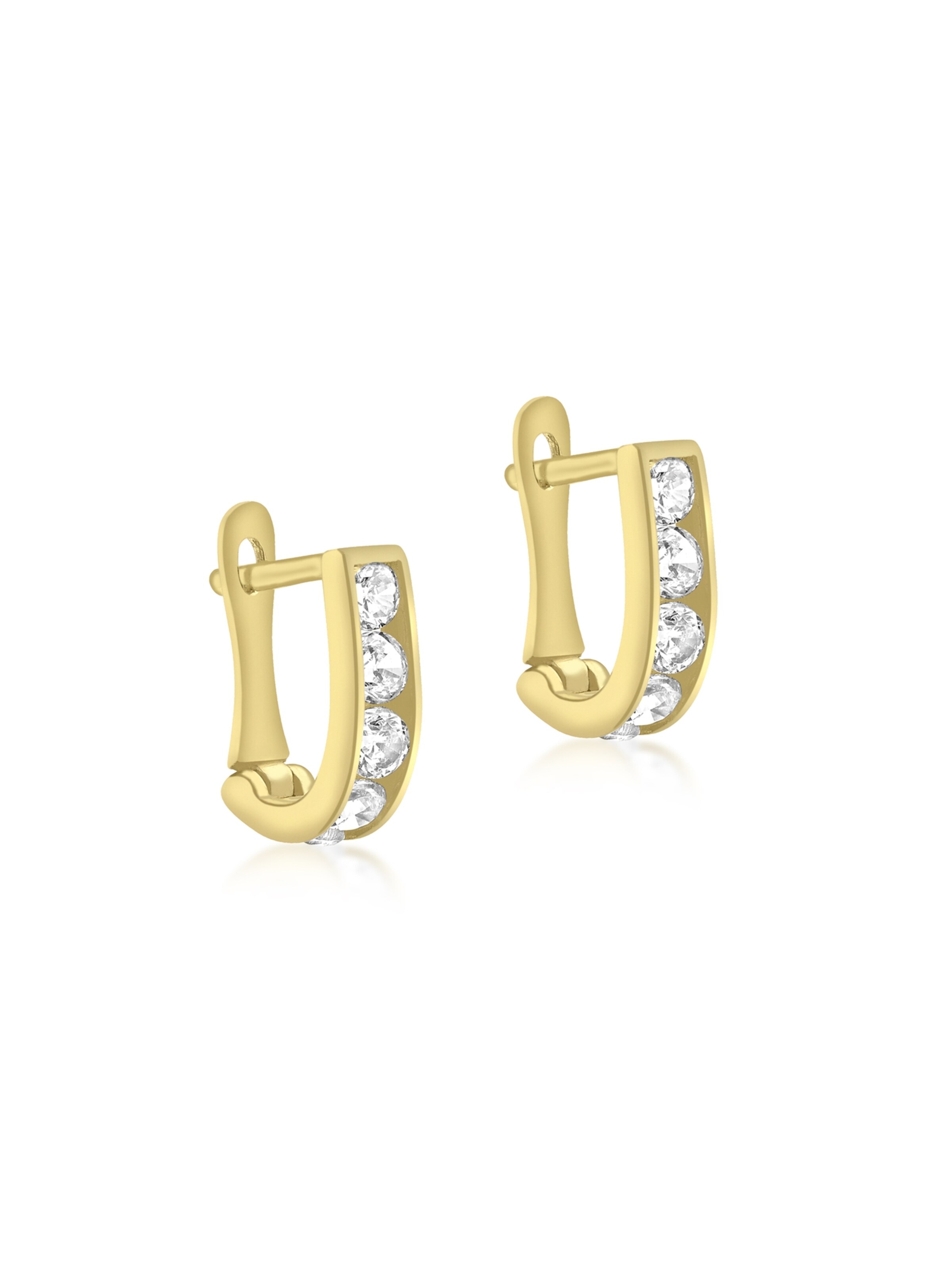 Lucardi Oorbellen in Goud: voorkant