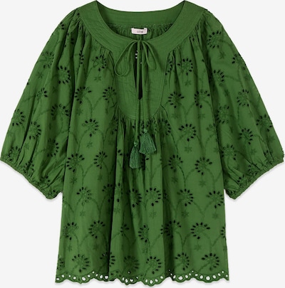 oltre Bluse in M-L in grün, Produktansicht