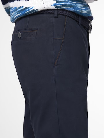 MEYER Regular Chinohose 'NEW YORK' Super-Stretch, Fußweite 38 cm in Blau