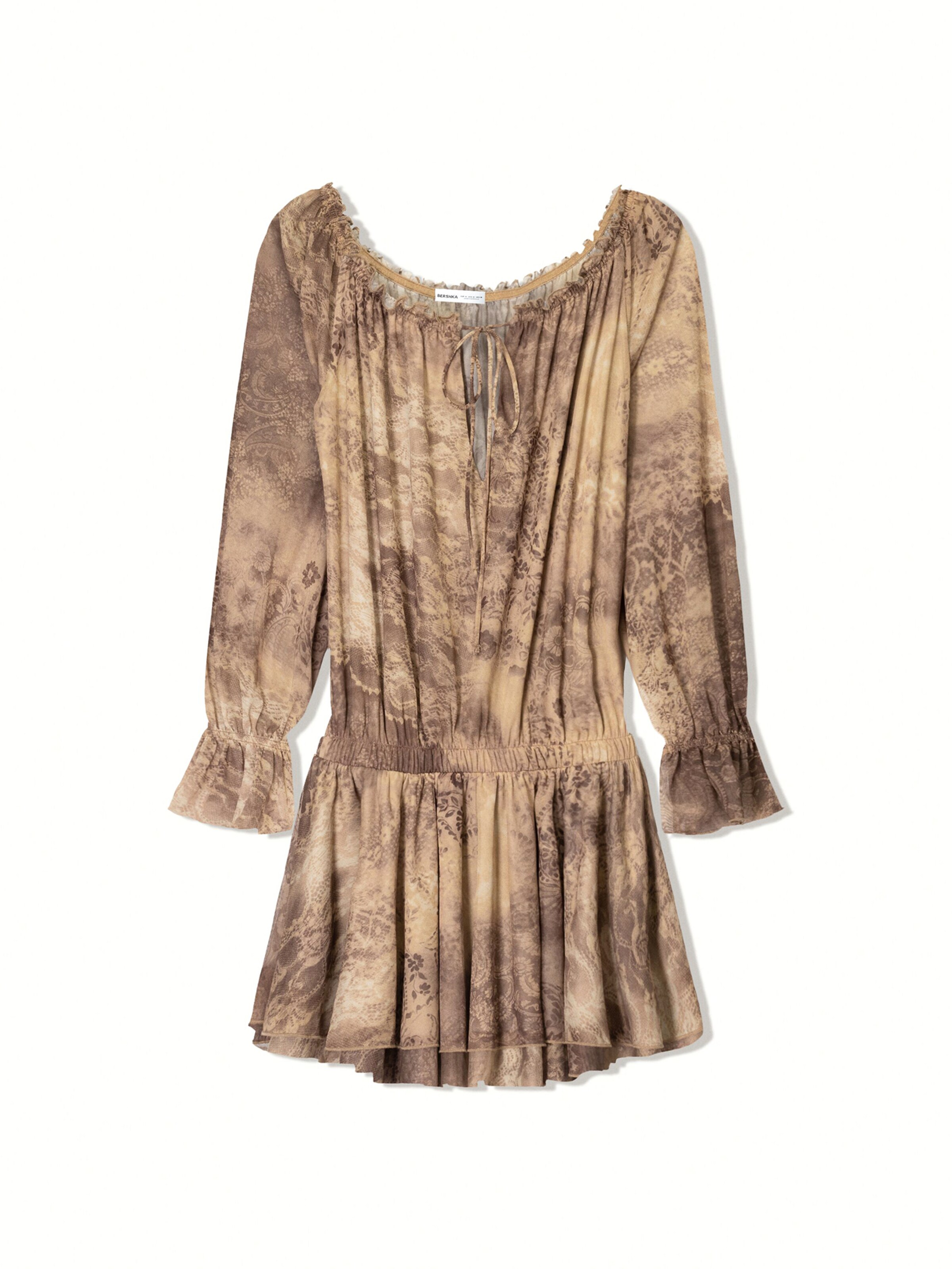 Abito di Bershka in marrone: frontale