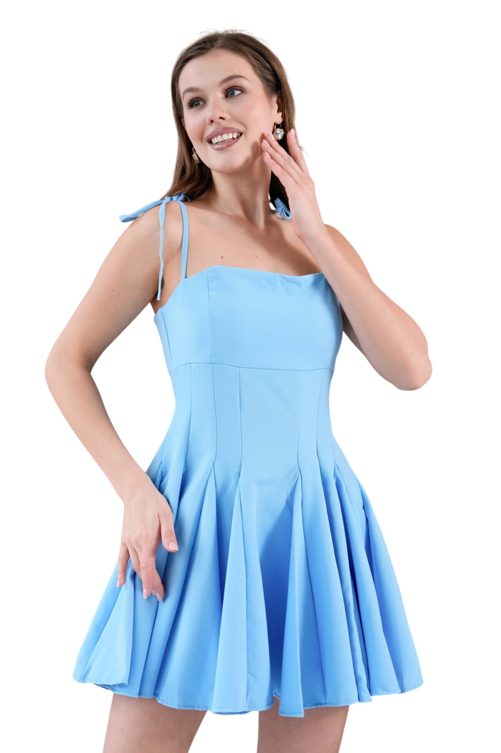 WOMAN VISION Dress in Blue: front
