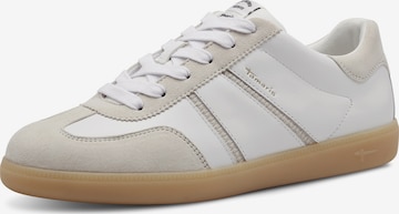 Baskets basses Tamaris en blanc : devant