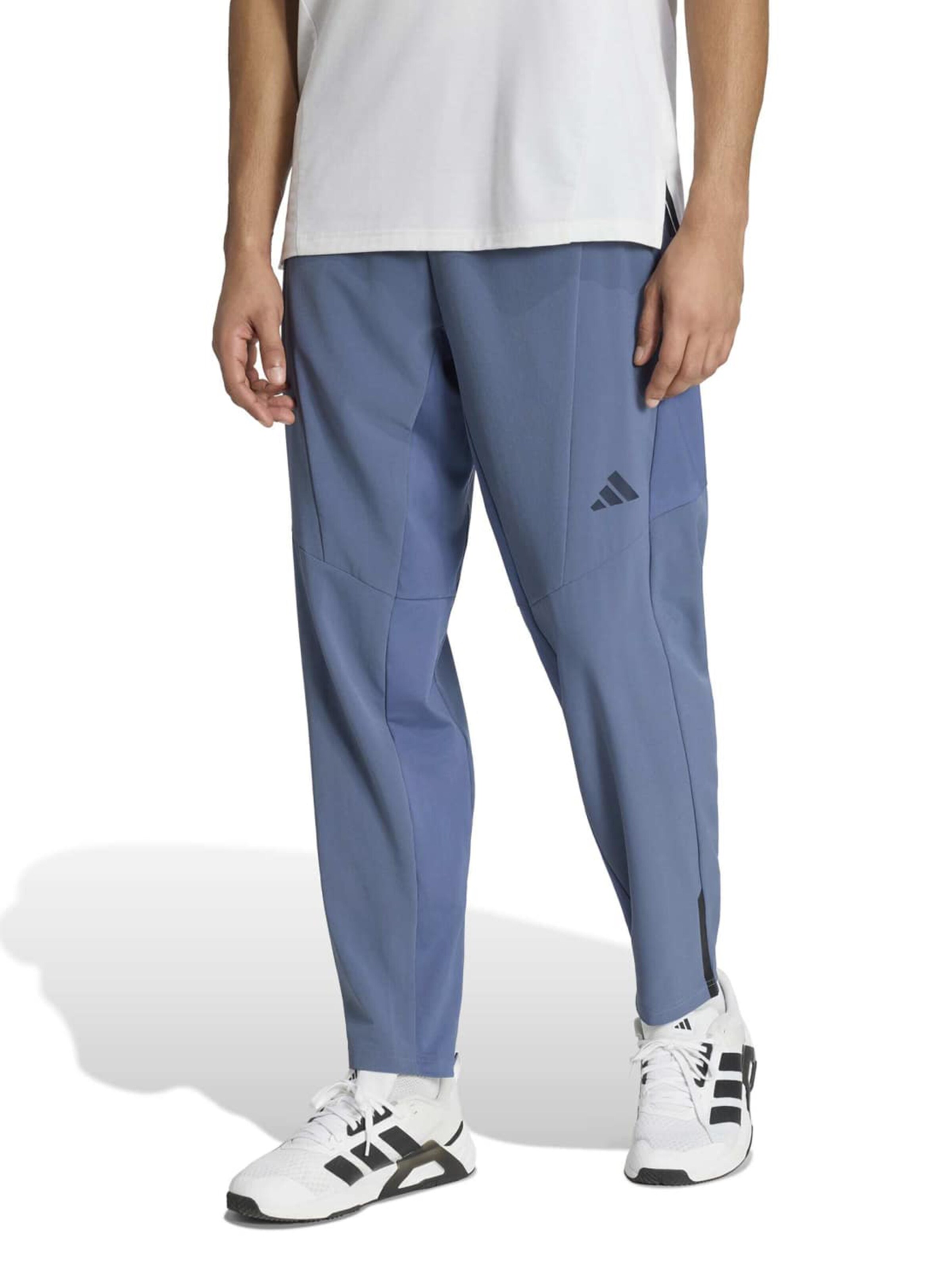 ADIDAS PERFORMANCE - Slimfit Pantalón deportivo 'D4T' en azul: frente