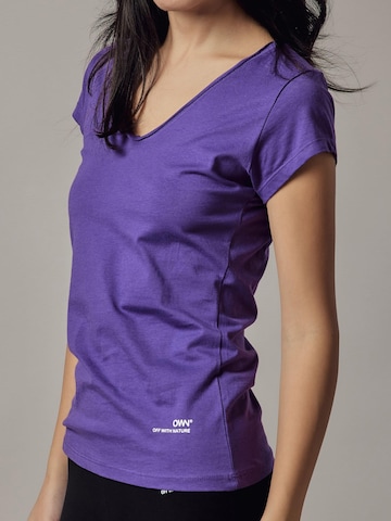 Maglietta di OWN Off With Nature in lilla