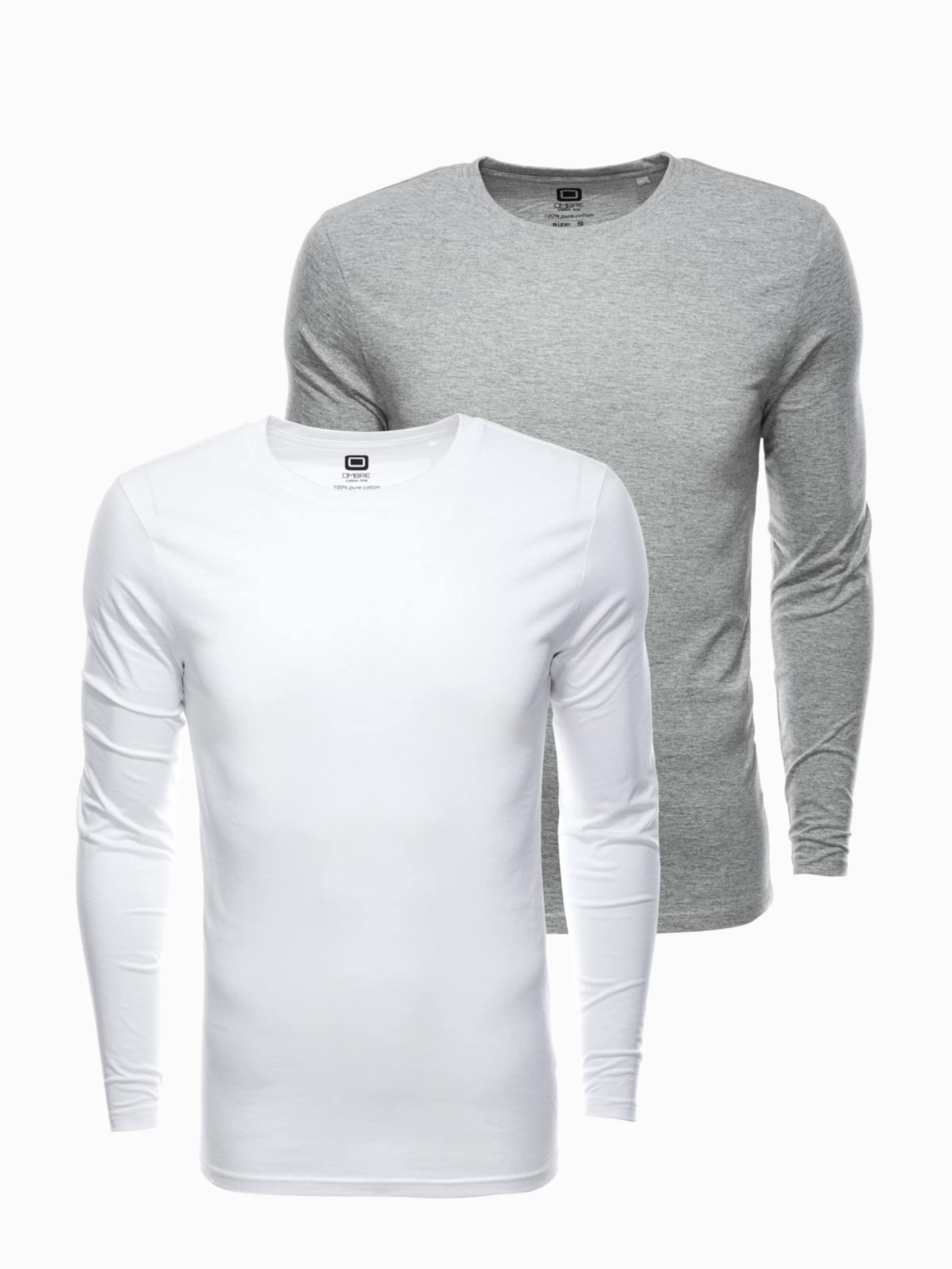 Ombre Shirt in Grey: front