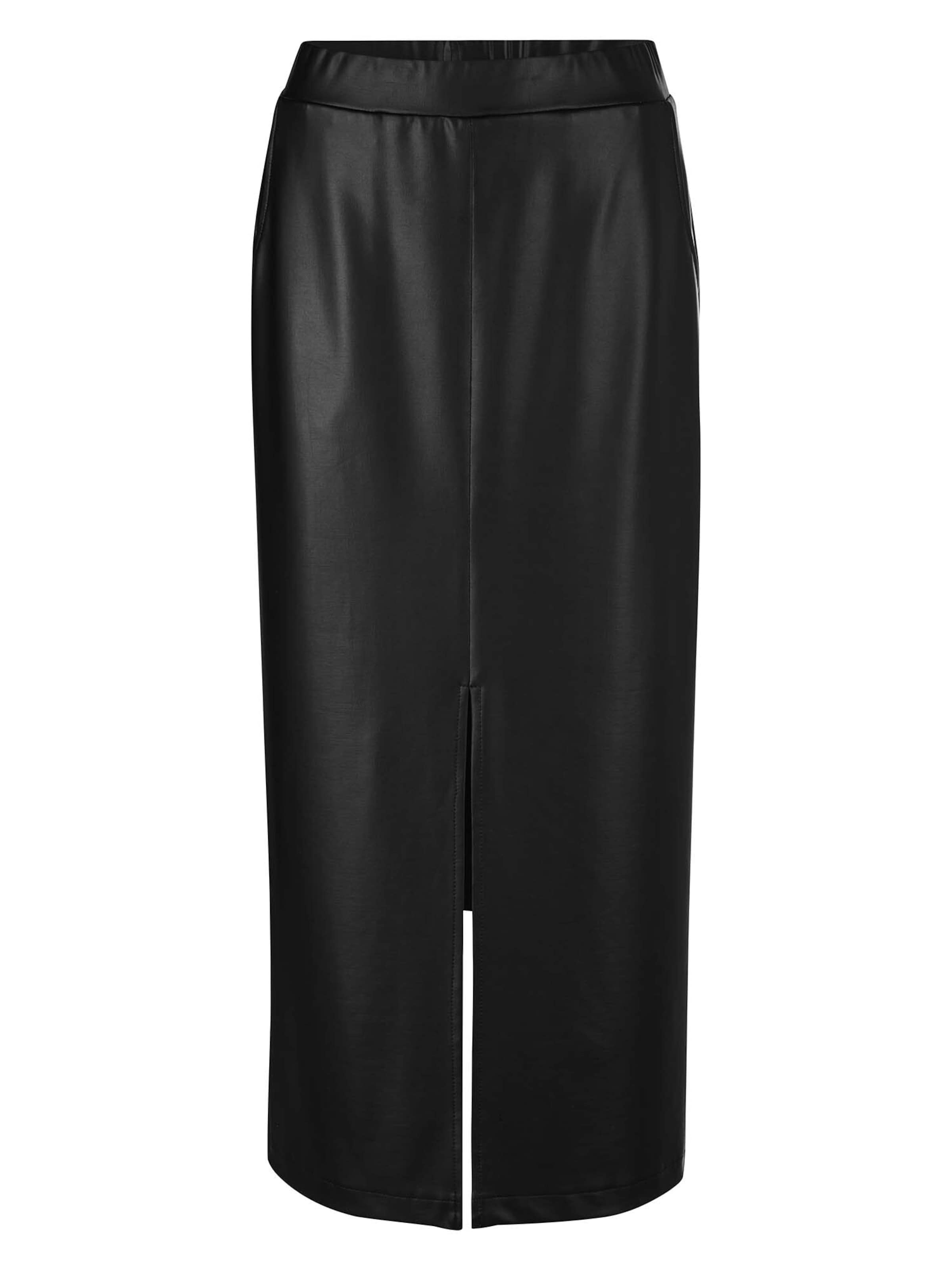 MADELEINE Rock in Schwarz: Vorderseite