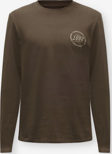 BLEND T-Shirt 'BHKIARAN' en S en marron / cappuccino, Vue avec produit