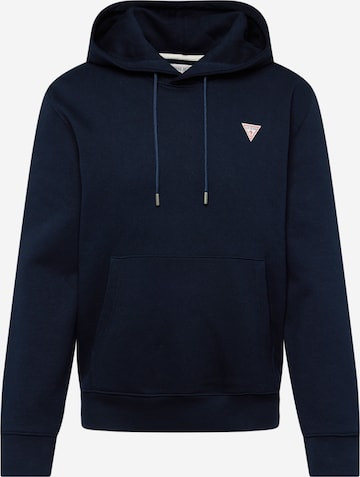 Sweat-shirt GUESS JEANS en bleu : devant