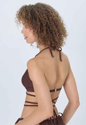 LSCN by LASCANA Triangel Bikinitop in Braun