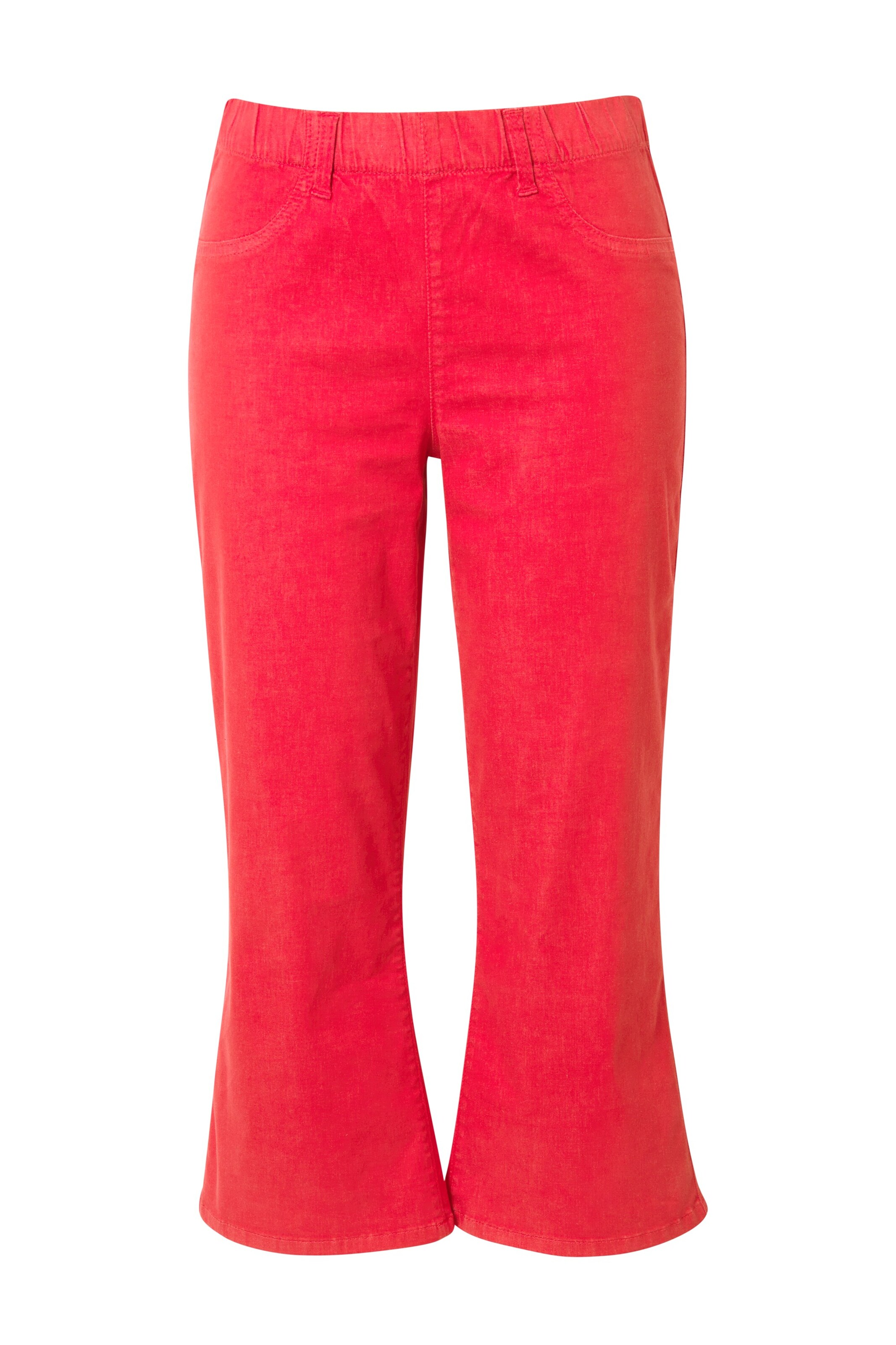Ulla Popken Regular Jeans in Rood: voorkant