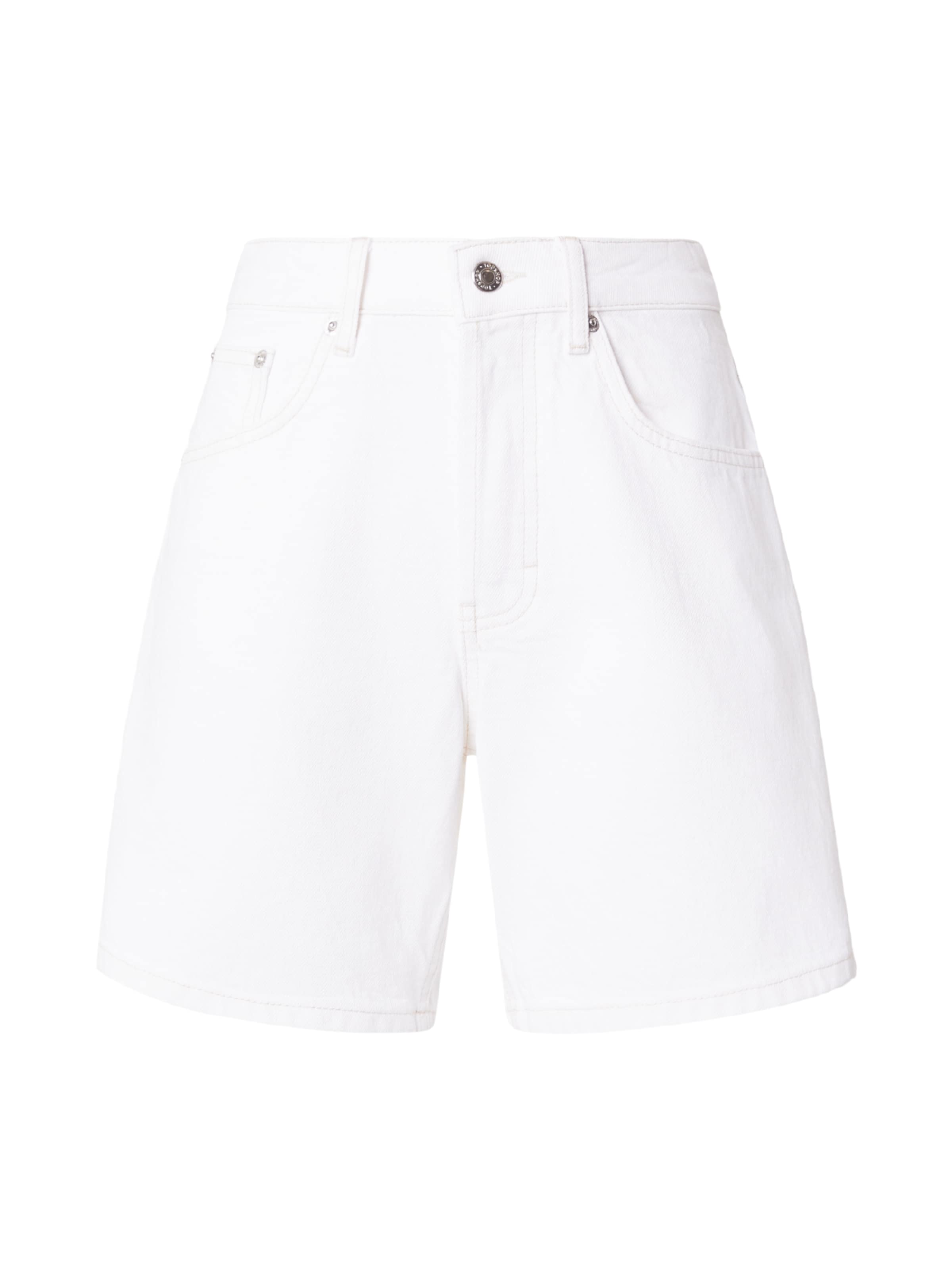 TOPSHOP regular Τζιν 'VIGGA' σε λευκό: μπροστά