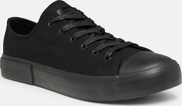 Baskets basses Ombre en noir : devant