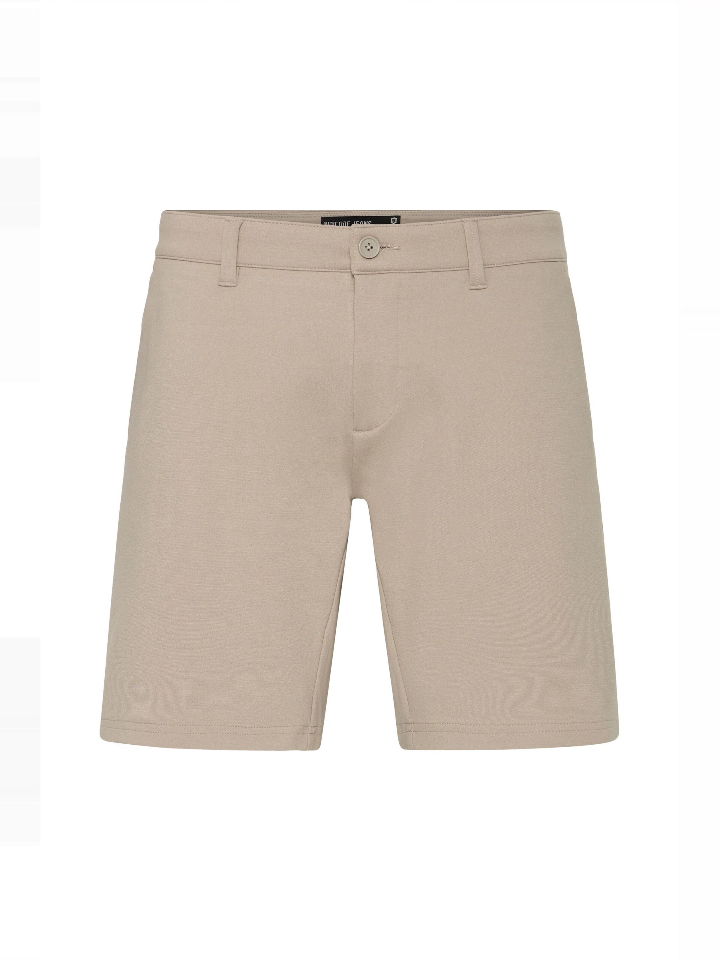 Pantalon chino ' IDKoldo ' INDICODE JEANS en beige : devant