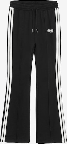évasé Pantalon de sport Cool Club en noir : devant